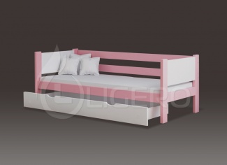 Кровать детская Комби из массива дуба