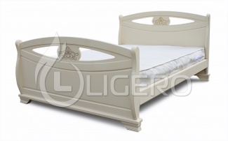 Кровать Эльза из массива сосны