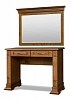 Письменный стол Флоренция 2 ящика с зеркалом из массива березы