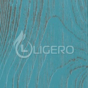 Голубая эмаль с бежево-коричневой патиной 2