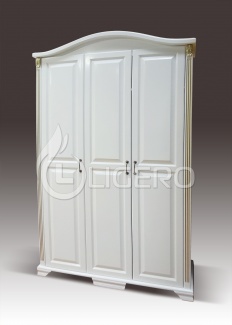 Шкаф с гнутым багетом из серии "Оливия" из массива березы