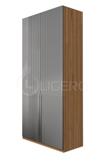 Шкаф Бергамо 2-х ств., фасады МДФ в эмали из массива березы от производителя в Москве Шкаф Бергамо 2-х ств., фасады МДФ в эмали из массива березы