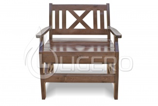 Кресло Дубрава из массива сосны