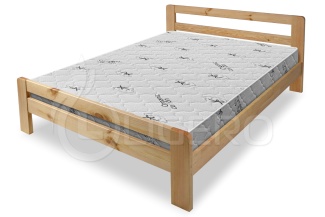 Кровать Д-3 из массива дуба