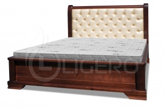 Кровать Лоренцо из массива дуба