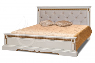 Кровать Милано-тахта с каретной стяжкой из массива сосны