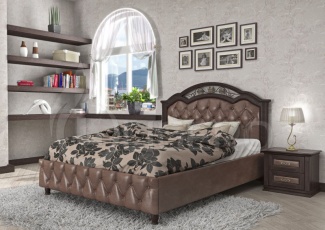 Кровать Амелия Soft из массива сосны