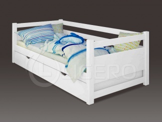 Кровать детская Комби 2 из массива березы