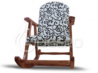 Кресло-качалка из массива березы