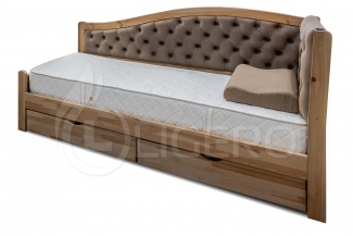 Кровать Вероника Софт из массива сосны