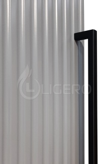 Шкаф Бергамо 1 ств., фасады МДФ в эмали из массива дуба