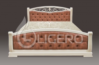 Кровать Сицилия из массива дуба