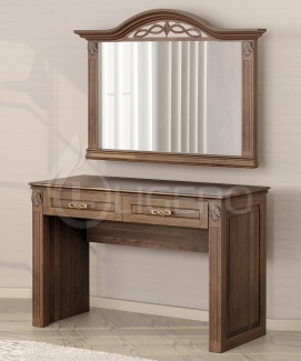 Туалетный столик Камила с зеркалом из массива бука