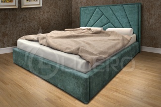 Кровать Женева из массива дуба