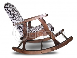 Кресло-качалка из массива дуба