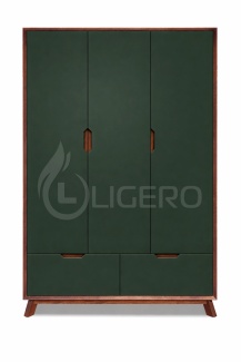 Шкаф Монако 3-х ств. из массива дуба