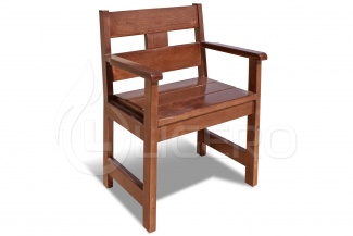 Кресло Русич из массива сосны