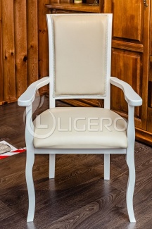 Кресло Легранж (белая эмаль, береза)