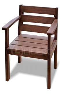 Кресло Дачник из массива сосны