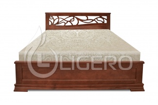 Кровать Лирос из массива березы