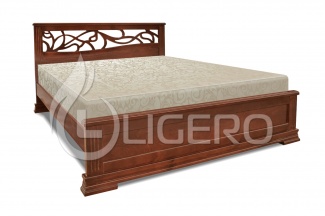 Кровать Лирос из массива сосны