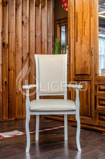 Кресло Легранж (белая эмаль, береза)