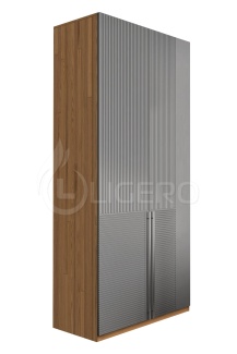 Шкаф Бергамо 2-х ств., фасады МДФ в эмали из массива березы от производителя в Москве Шкаф Бергамо 2-х ств., фасады МДФ в эмали из массива березы