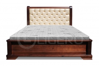 Кровать Лоренцо из массива дуба