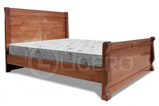 Кровать Изольда из массива дуба