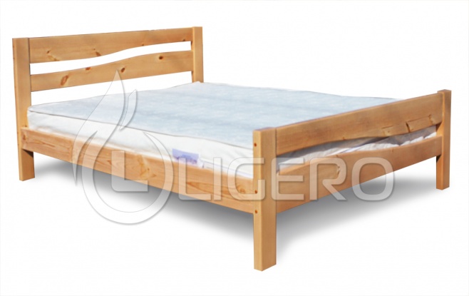 Кровать Карина-1 из массива сосны