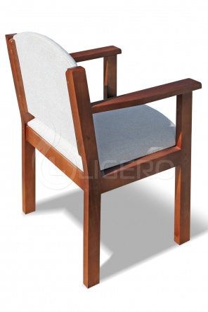 Стул-кресло Дачник из массива дуба