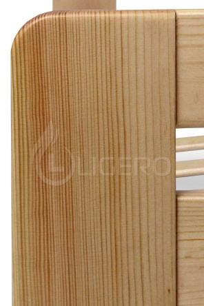 Кровать Д-3 из массива сосны