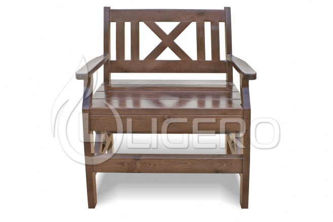 Кресло Дубрава из массива дуба