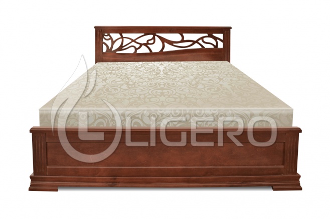 Кровать Лирос из массива сосны