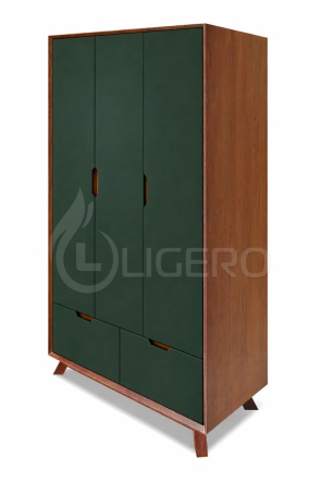 Шкаф Монако 3-х ств. из массива сосны