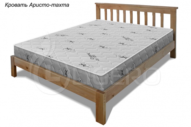Кровать Аристо из массива дуба