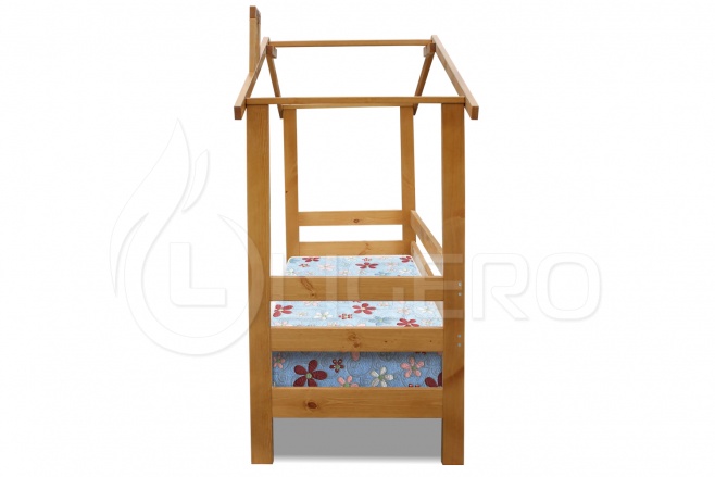 Кровать детская Домик из массива березы