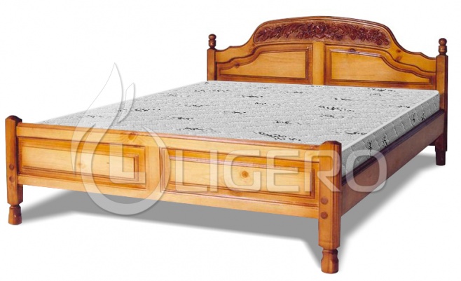 Кровать Наполеон из массива дуба