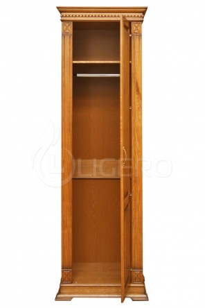 Шкаф для одежды Флоренция-1 из массива дуба