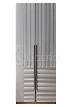 Шкаф Бергамо 2-х ств., фасады МДФ в эмали из массива березы