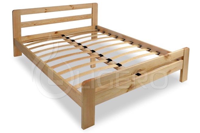 Кровать Д-3 из массива сосны