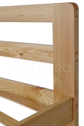 Кровать Д-3 из массива березы