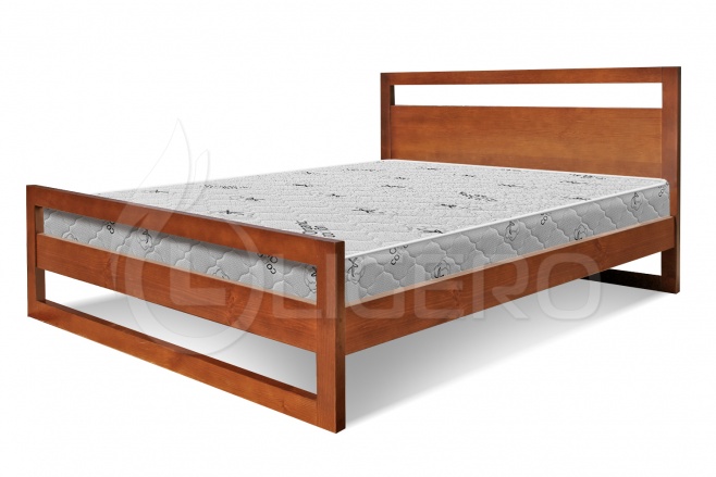 Кровать Квебек из массива дуба