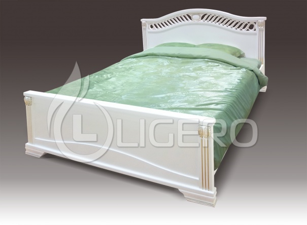 Кровать Оливия из массива бука