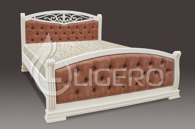 Кровать Сицилия из массива сосны