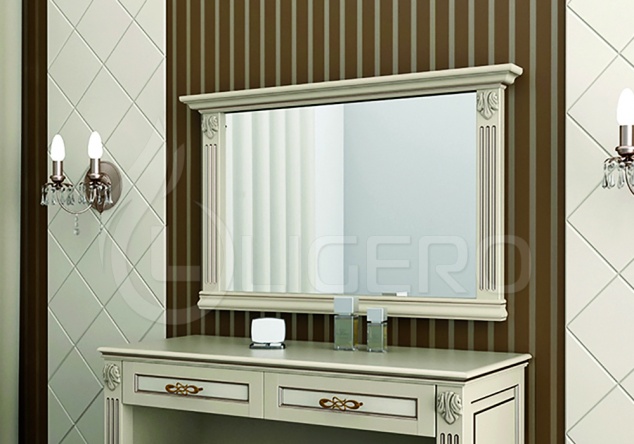 Зеркало Амелия из массива сосны