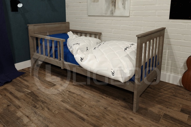 Кровать детская Картеж из массива дуба