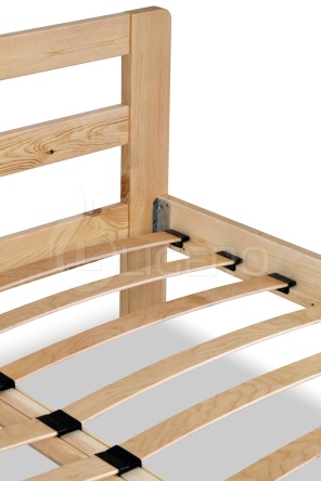 Кровать Д-3 из массива сосны