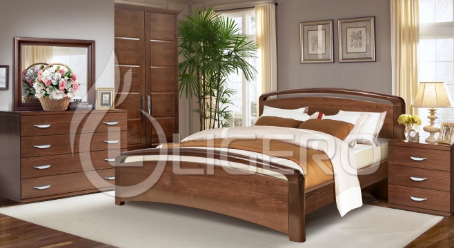 Кровать Бали Люкс из массива сосны