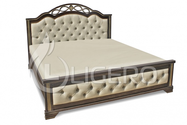 Кровать Камила из массива сосны
